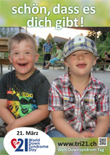 Poster zum Welt Down-Syndrom Tag 2016