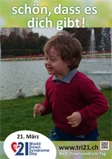Poster zum Welt Down-Syndrom Tag 2016