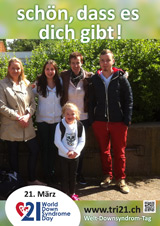 Poster zum Welt Down-Syndrom Tag 2016