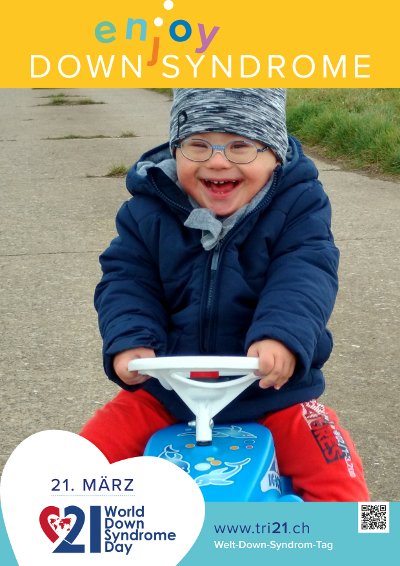 Plakataktion 2017 'enjoy Down Syndrome'