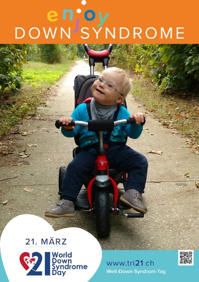 Plakataktion 2017 'enjoy Down Syndrome'