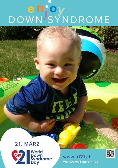 Plakataktion 2017 'enjoy Down Syndrome'