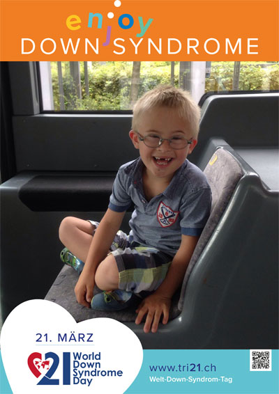 Plakataktion 2017 'enjoy Down Syndrome'