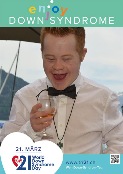 Plakataktion 2017 'enjoy Down Syndrome'