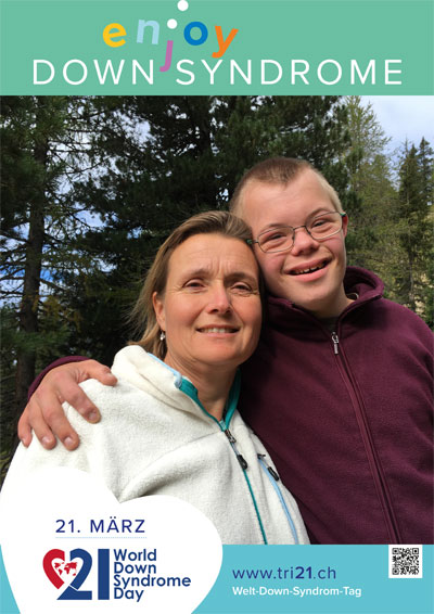 Plakataktion 2017 'enjoy Down Syndrome'