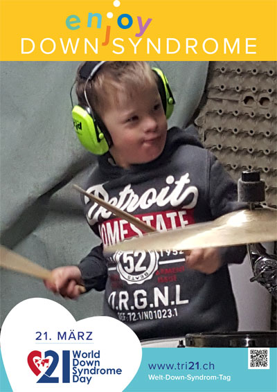 Plakataktion 2017 'enjoy Down Syndrome'