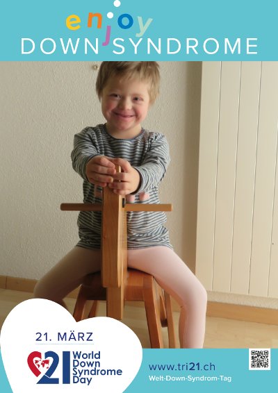 Plakataktion 2017 'enjoy Down Syndrome'