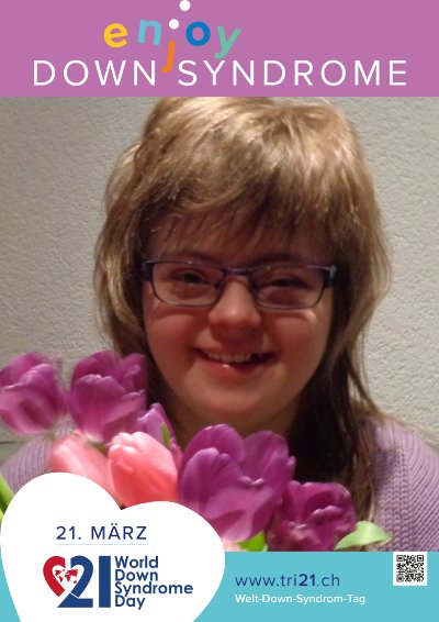 Plakataktion 2017 'enjoy Down Syndrome'