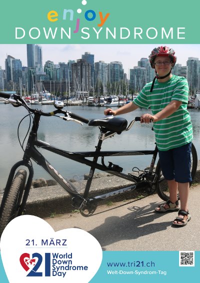 Plakataktion 2017 'enjoy Down Syndrome'