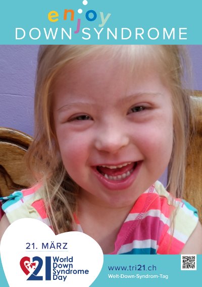 Plakataktion 2017 'enjoy Down Syndrome'