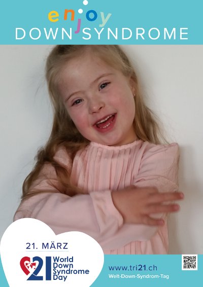 Plakataktion 2017 'enjoy Down Syndrome'