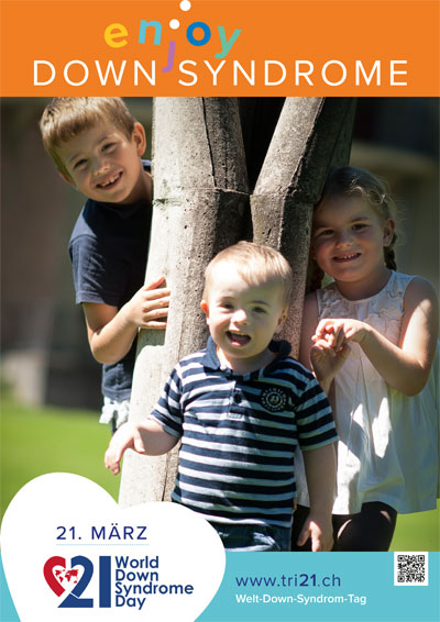 Plakataktion 2017 'enjoy Down Syndrome'