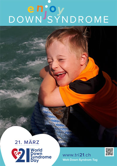 Plakataktion 2017 'enjoy Down Syndrome'