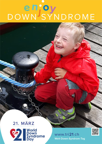 Plakataktion 2017 'enjoy Down Syndrome'
