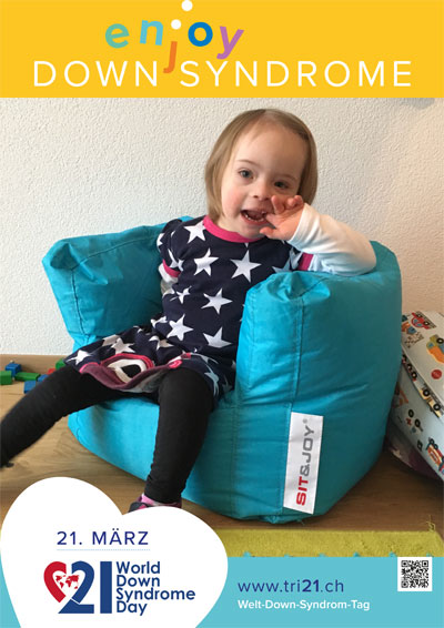 Plakataktion 2017 'enjoy Down Syndrome'