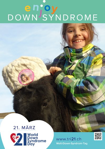Plakataktion 2017 'enjoy Down Syndrome'