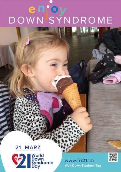 Plakataktion 2017 'enjoy Down Syndrome'