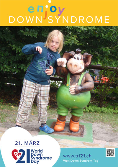 Plakataktion 2017 'enjoy Down Syndrome'