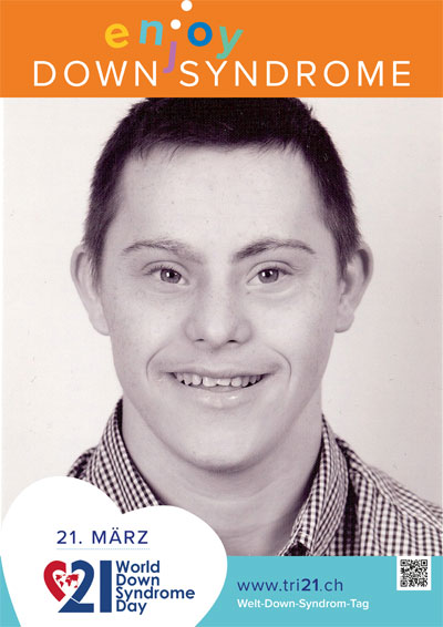 Plakataktion 2017 'enjoy Down Syndrome'