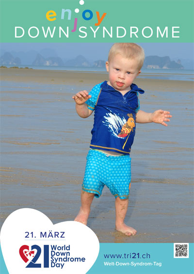 Plakataktion 2017 'enjoy Down Syndrome'