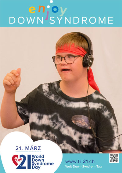 Plakataktion 2017 'enjoy Down Syndrome'