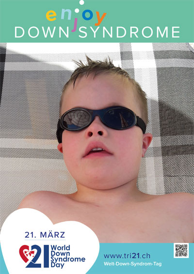Plakataktion 2017 'enjoy Down Syndrome'