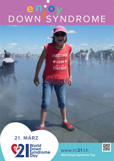 Plakataktion 2017 'enjoy Down Syndrome'