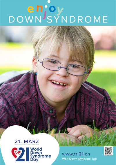 Plakataktion 2017 'enjoy Down Syndrome'