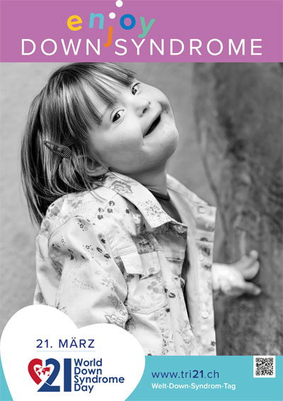 Plakataktion 2017 'enjoy Down Syndrome'