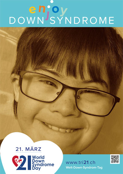 Plakataktion 2017 'enjoy Down Syndrome'