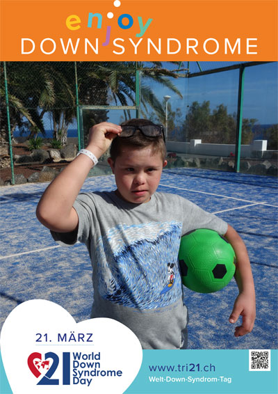 Plakataktion 2017 'enjoy Down Syndrome'