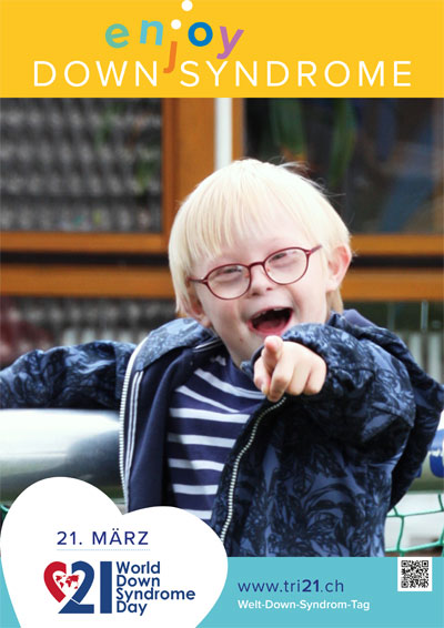 Plakataktion 2017 'enjoy Down Syndrome'