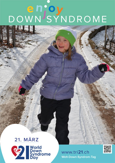 Plakataktion 2017 'enjoy Down Syndrome'