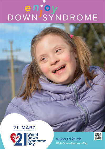 Plakataktion 2017 'enjoy Down Syndrome'