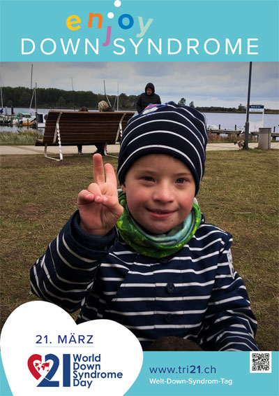Plakataktion 2017 'enjoy Down Syndrome'