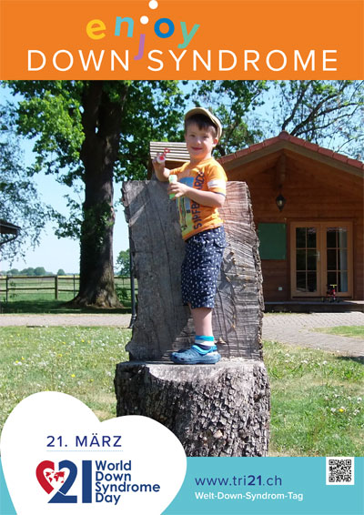 Plakataktion 2017 'enjoy Down Syndrome'