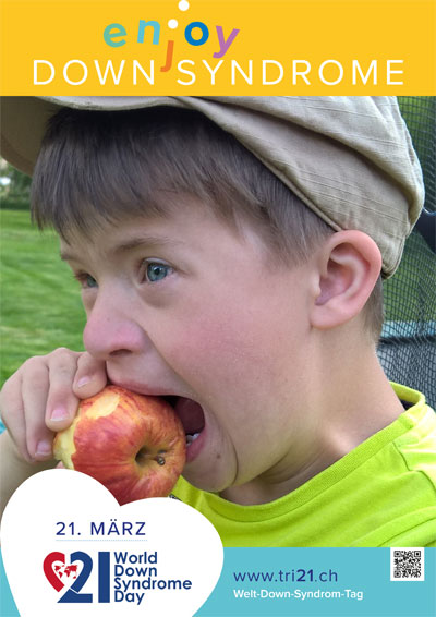 Plakataktion 2017 'enjoy Down Syndrome'