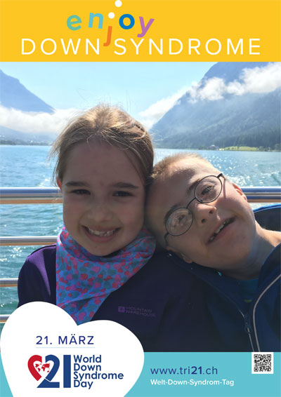 Plakataktion 2017 'enjoy Down Syndrome'