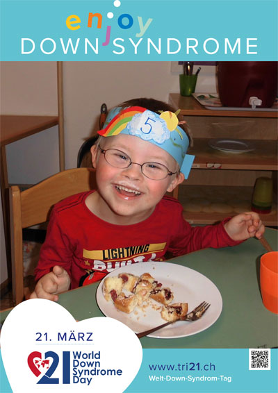 Plakataktion 2017 'enjoy Down Syndrome'