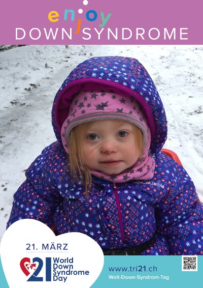 Plakataktion 2017 'enjoy Down Syndrome'