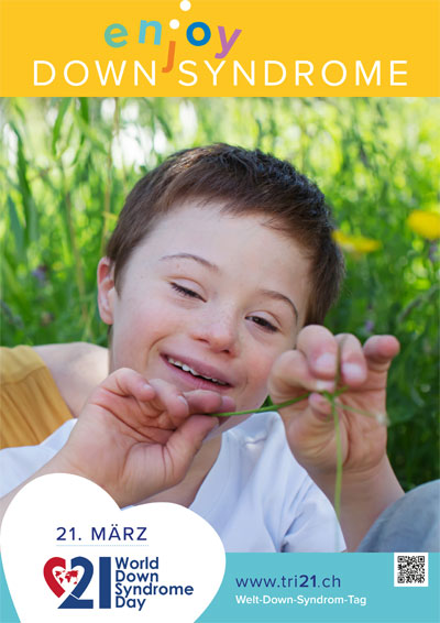 Plakataktion 2017 'enjoy Down Syndrome'