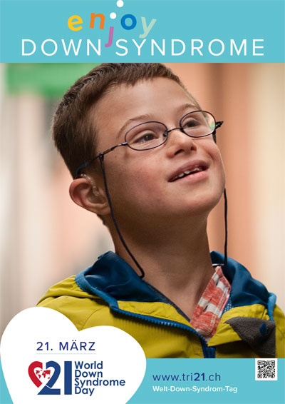 Plakataktion 2017 'enjoy Down Syndrome'
