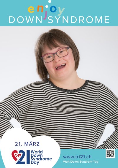Plakataktion 2017 'enjoy Down Syndrome'
