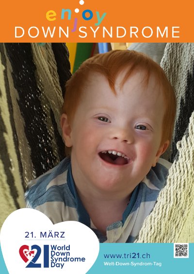 Plakataktion 2017 'enjoy Down Syndrome'