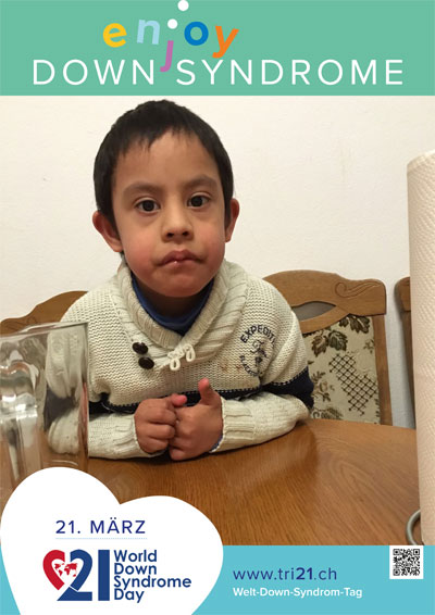 Plakataktion 2017 'enjoy Down Syndrome'