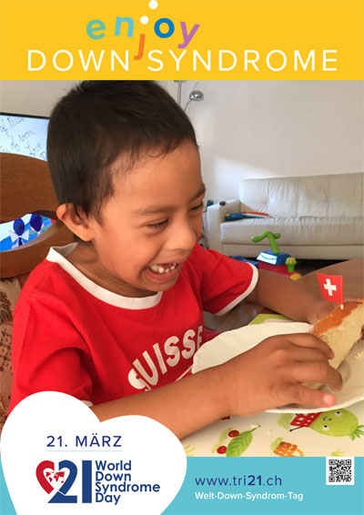 Plakataktion 2017 'enjoy Down Syndrome'