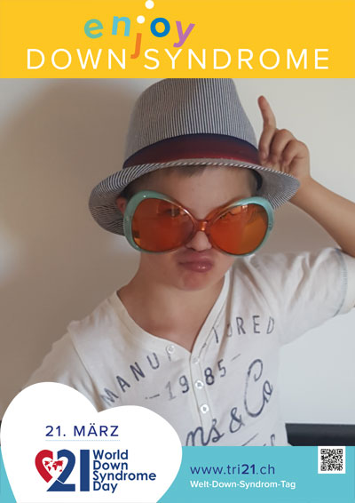 Plakataktion 2017 'enjoy Down Syndrome'