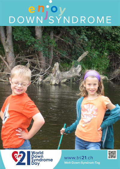Plakataktion 2017 'enjoy Down Syndrome'