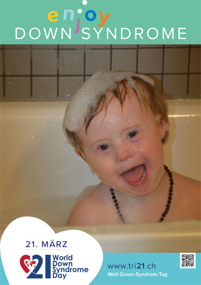 Plakataktion 2017 'enjoy Down Syndrome'