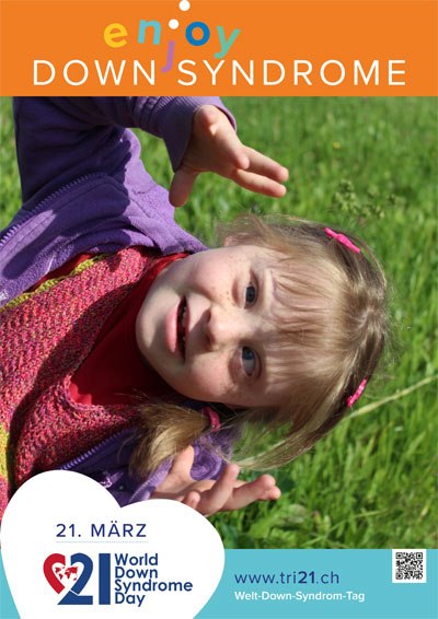 Plakataktion 2017 'enjoy Down Syndrome'